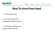 Tablet Screenshot of easgro.com